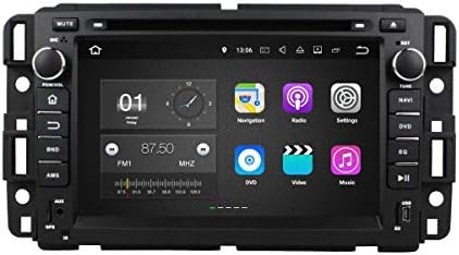 Android 7.1 OS Car GPS Navigation for GMC Yukon/Tahoe/Acadia/Sierra(2007-2012), 7 Inch Touchscreen DVD Player Radio Bluetooth Head Unit