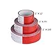 DOT-C2 Reflective Safety 2'' × 12' Tape Red White, Reflector Tape High Intensity Grade Trailer Trucks Auto Reflectors Waterproof