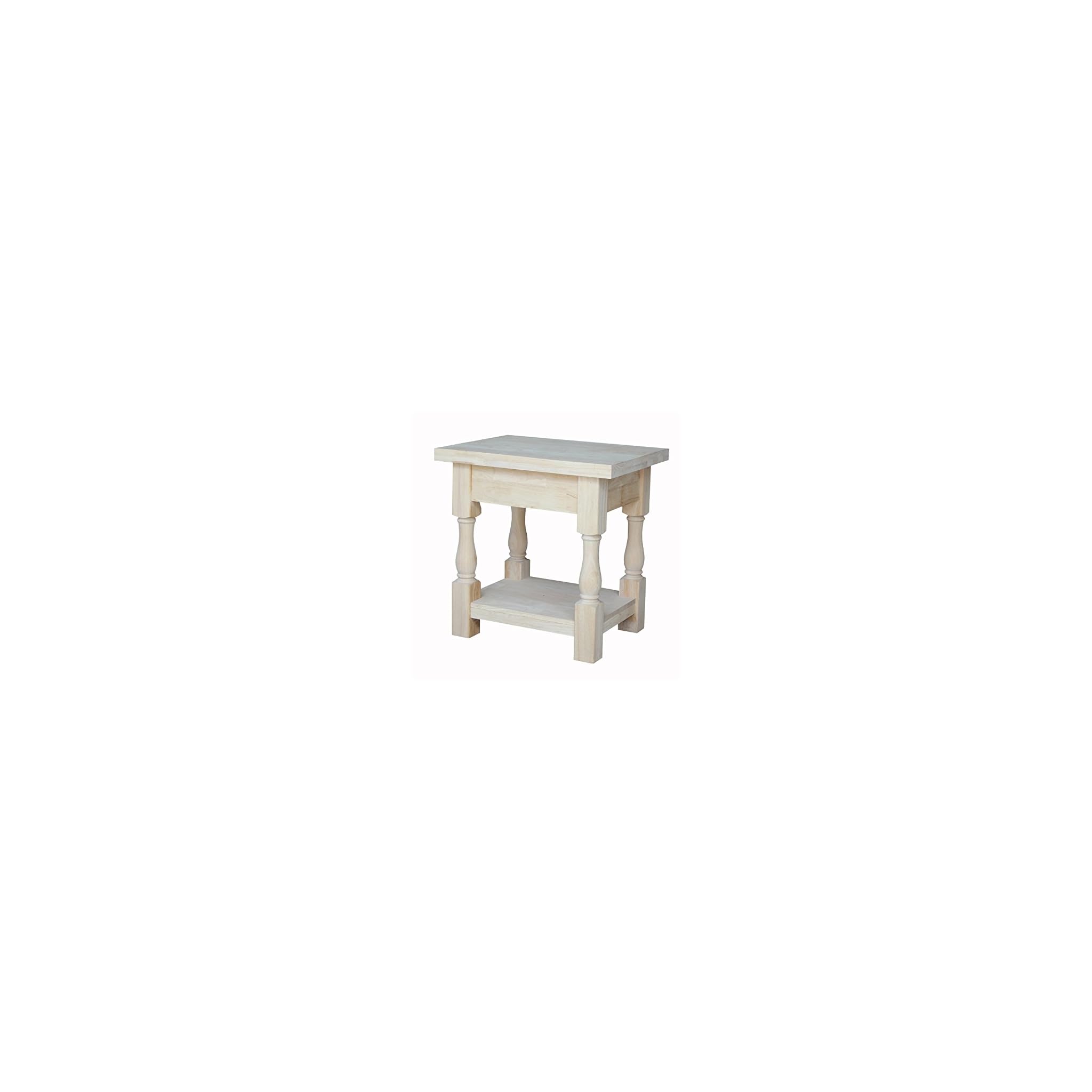 International Concepts Tuscan End Table, 19 by 16Inch LAVORIST