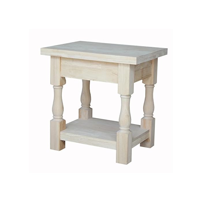 International Concepts Tuscan End Table, 19 by 16Inch LAVORIST