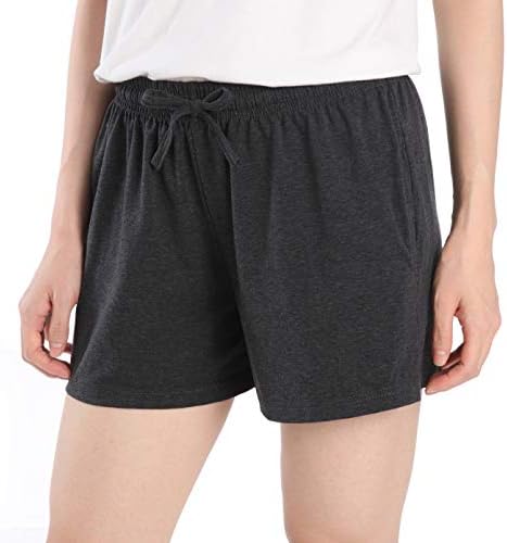 HBY Grey Pajama Shorts for Women Sleep 