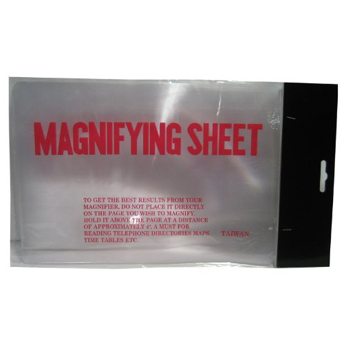 Se 7" X 10" Full Page Magnifying Sheet (2X Magnification) Mj019Ab
