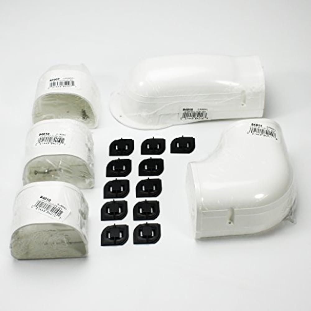 3.5" Ducting 12&39 Wall KIT WH 92 White Components eBay