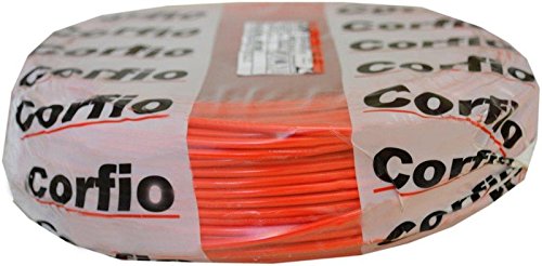 Fio Sólido 4,0 mm Vermelho Corfio com 100 m