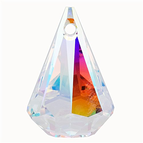 Swarovski Crystal, #6022 Xirius Raindrop Pendant 33mm, 1 Piece, Crystal AB