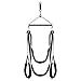 Adult Swivél Šwíng Set for Adult Game-Ceiling Hold Up to 800lbs Support 360 Degree Spining with Steel Triangle Frame and Spring Fits Couples Pleasure(Black) -M