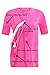 Pink Breast Cancer Recovery Tee with Internal Drain Management Pockets, Large