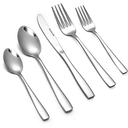 Eslite Stainless Steel Flatware Sets,40-piece,Service for 8