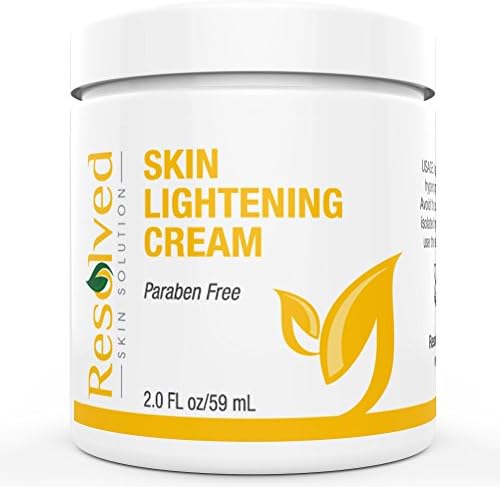 Natural Skin Lightening Cream for Hyperpigmentation. Get Rid of Dark Spots On Your Face Body Knees and Elbows. This Lightener Works Well For Uneven Skin Tone and The Brightening Of Melanin and Melasma