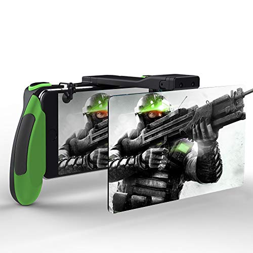 Newseego Mobile Phone Screen Magnifier Game Controller Grip Holder Gamepad Joystick L1 R1 Trigger 4.7-6" Screen Perfect Mobile Controller for Games
