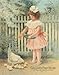 Gallant's Feed Store Girl Feeding Chickens Retro Vintage Tin Sign