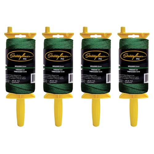 Stringliner 25756 Pro Mason’s Line Reels – 1 Lb. Stringliner® PRO BRAIDED GREEN…