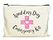 Moonwake Designs Wedding Day Emergency Kit Makeup Bag, Bridal Shower Gift, Wedding Survival Kit, Cosmetic Bag