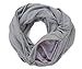 WAYPOINT GOODS Infinity Scarf with Pocket - Stylish and Lightweight Pocket Scarf for Women with Hidden Zipper for Passport, Wallet, and Other Travel Accessories