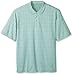 Van Heusen Men's Big and Tall Short-Sleeve Jacquard Windowpane Polo Shirt