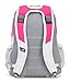 High Sierra Loop Backpack, Flamingo/White/Ash, 19 x 13.5 x 8.5-Inch