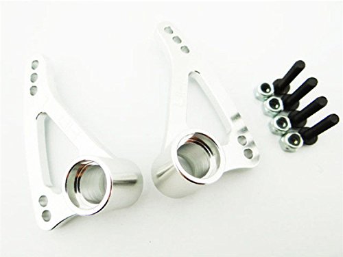 Bracci Oscillanti In Alluminio 6061-T6 Per RC Car 1/10 REVO E-REVO SUMMIT – Multi-Mount Long Travel, Argento (1 PR) - 2