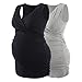 Maternity Nursing Tank Top, Women Maternity Pajama tops Nursing Cami Sleep Bra For Breastfeeding