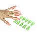Susenstone®10PC Plastic Nail Art Soak Off Cap Clip UV Gel Polish Remover Wrap Tool