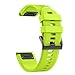 ANCOOL for Fenix 5/Fenix 6/Fenix 7 Band 22mm Silicone Watch Band for Fenix 8 Fenix E 47mm/Fenix 5 Plus/Fenix 6 Pro/Fenix 7 Pro/Forerunner 935(Green)