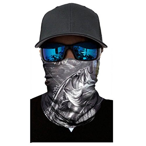 Unpara Outdoor Neck Gaiter Head Scarf Neck Windproof Face Mask Sun Protection Headband For Outdoor, Bikers, Hunters, Hikers, Sports, Fishing (A)