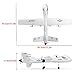 ASfairy-Toy XK A110 3CH 2.4G Predator MQ-9 RC Airplane DIY Glider Remote Control Plane, Stable Flight Powerful Motor Best Gift to Teens