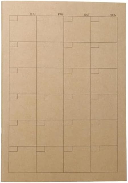 Amazon 無印良品 A5スケジュールノート マンスリー用 32シート ノート 文房具 オフィス用品