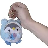 TVRTFQ Cute Penguin Plush Keychains New Kawaii Doll Backpack Pendant - Car Keychain Birthday Gifts for Women