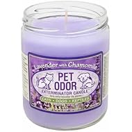 Pet Odor Exterminator Candle, Lavender with Chamomile,13 oz