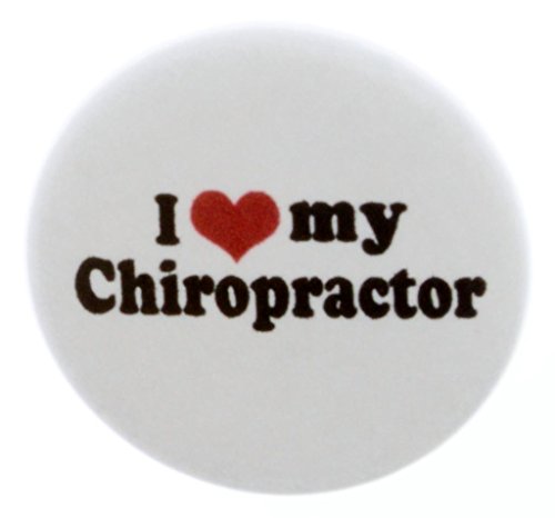 I Love My Chiropractor 2.25" Keychain (heart)
