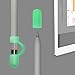 [3-Piece] Cozy Combo Pack - Original Compatible with Pencil Cap Holder & Charger/Nib Accessories for Compatible with iPad Pro 6th Generation | Case-Friendly Design (Glow in The Dark)