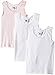 Trimfit Big Girls' Scoopneck Undershirt 100 Percent Combed Cotton (Pack of 3)