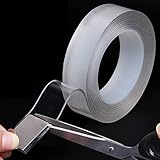 Nano Double Sided Tape - 1.18" X 16.5Ft Heavy Duty Mounting Tape, Removable & No Residue