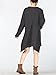 Mordenmiss Women's Leisure Long Sleeve Boat Neck Fall Tops US XS-XL (L, Dark Grey)