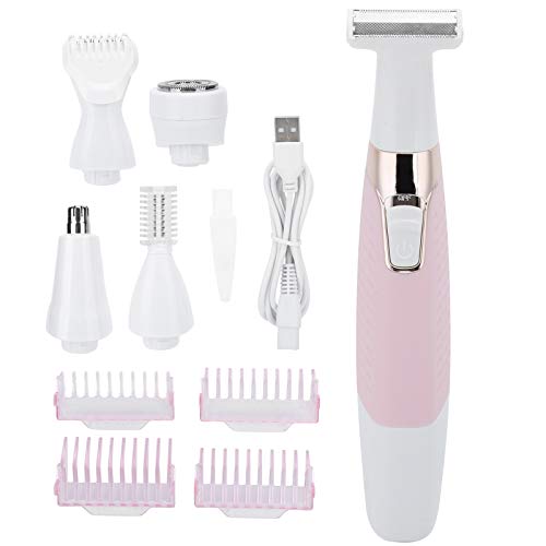 Electric Women Shaver Female Hair Removal Machine Echargeable Shaver Bikini Trimmer Wet and Dry Hair Removal Machine for Leg Underarm Arm Rechargeable Cordless Hair Removal Trimmer