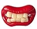WHC-TECH Unisex Boys Girls Funny Silicone Teether Orthodontic Soother Nipples Baby Pacifiers Red Lip