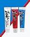 Zinka Colored Sunblock Zinc Waterproof Nosecoat 3 Pack Bundle - Red White Blue