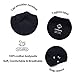 OPAWO Baby Short Sleeve Unisex Boys Girls Bodysuits Black 3 Pack 0-3 Months