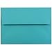 JAM PAPER A7 Colored Invitation Envelopes - 5 1/4 x 7 1/4 - Sea Blue Recycled - 25/Pack