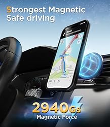 SUCGLES for iPhone 15 Case with MagSafe, [Strong