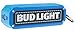 Bud Light Wireless Portable Bluetooth Speaker Water-Resistant, & Shockproof Led Flashlight Built-in Microphone & Rechargeable Battery Include USB Charging & 3.5 Aux Cable