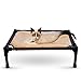 K&H Pet Products Comfy Pet Cot Elevated Pet Bed Chocolate/Tan Small 22 X 17 X 7 Inches