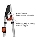 Corona Tools | Branch Cutter DualLINK Extendable Bypass Loppers | Tree Trimmer Cuts Branches up to 1 ¾-inches in Diameter | Handles Extend up to 37 ½inches | SL 4364, Silver