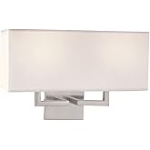 George Kovacs P472-084, 2 Light Wall Sconce, Brushed Nickel