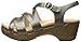 Dansko Women's Stevie Flat Sandal, Pewter Nappa, 40 EU/9.5-10 M US