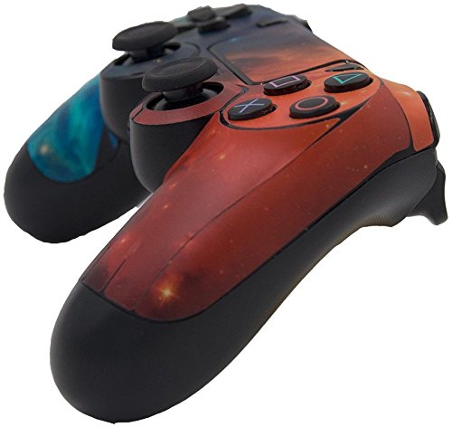 image for SKINOWN PS4 Controller Skin Cosmic Nebular Sticker Vinly Decal Cover f