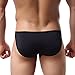 Sunward Men Ultra-Thin Breathable Briefs Sexy Underwear (XXL, Black)