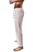 sandbank Men’s Sexy Mesh Hollow Openwork Drawstring Lounge Long Pants Pajamas Bottoms (US M/Asian Tag L, White)