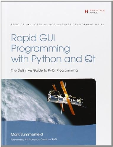 Buy Rapid Gui Programming With Python And Qt The Definitive Guide To Pyqt Programming Prentice Hall Open Source Software Development Book Online At Low Prices In India Rapid Gui Programming With
