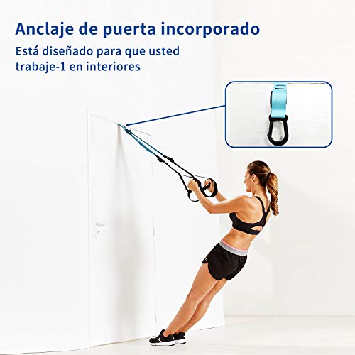 FITOP-Entrenamiento-en-Suspensin-Entrenador-de-Suspensin-de-Fitness-Pro-Ejercicio-para-Fortalecimiento-Resistencia-y-Tonificacin-Muscular-Juego-de-Accesorios-para-Ejercicio-Carga-hasta-500-Kg